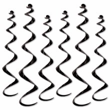 Twirly Whirlys Black / Orange