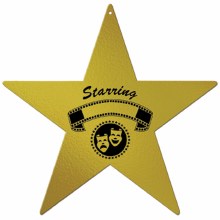 Cutouts Award Night Star Gold