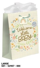 Gift Bag Lrg WelcomeLittleBaby