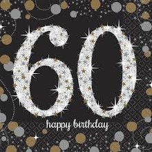 Sparkling 60 Beverage Napkins 16ct