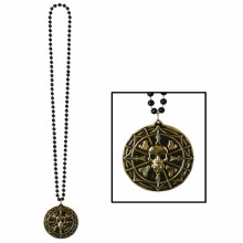 Beads w/ Pirate Gold Medallion
