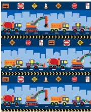 Gift Wrap Construction Zone