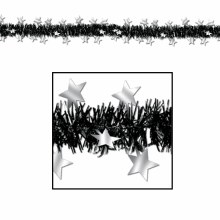Garland Met Star Fringe Slvr