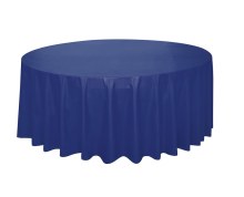 True Navy Pl Round Tablecover