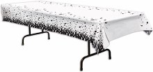 Graduation Tablecover Blk/Wht