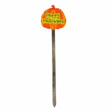 Happy Halloween Pumpkin Yard Stake