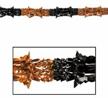 Metallic Garland Orange/Black