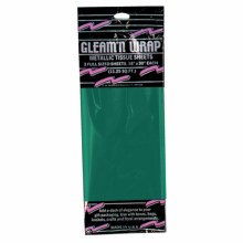 Gleam Wrap Metallic Sheets Grn