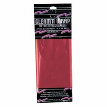 Gleam Wrap Metallic Sheets Red