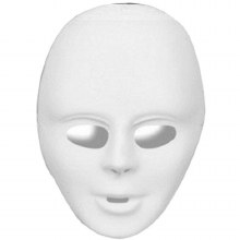 Mask White Customizable