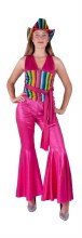 Disco Pants Pink Sequin L