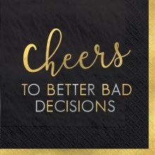 Cheers NYE Beverage Napkins