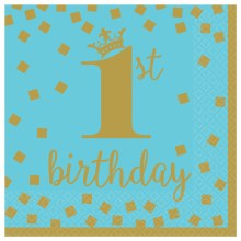 1st Birthday Boy Lunch Napkins