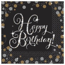 Sparkling Celebration Lunch Napkins 16ct