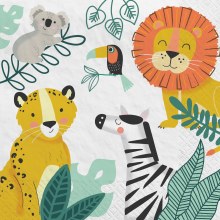 Get Wild Birthday Luncheon Napkins