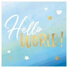 Hello World! Lunch Napkins 16ct