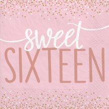 Sixteen Blush Lun Nap 16pk