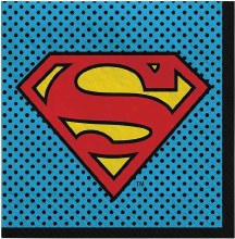 Superman Heroes Lunch Napkins