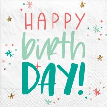 Happy Cake Day Lunch Napkins 12ct