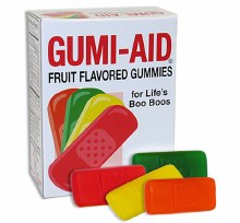 GUMI-AID Gummi Band Aids