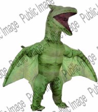 Inflatable Pteredactl Dinosaur Costume Adult One Side