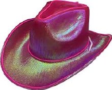 Cowboy Hat Red LED