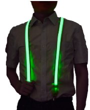 Suspenders LED Green