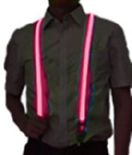 Suspenders LED Pink