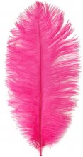 Ostrich Drabs Hot Pink