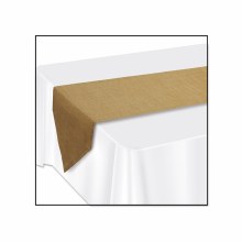 Burlap Faux Table Runner
