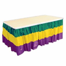 Mardi Gras Table Skirt GYP
