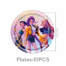 KPop DHunters 7" Plates 10pk