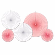 Fans Decorative PK/WH 5pk