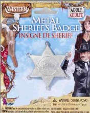Metal Sheriff's Badge