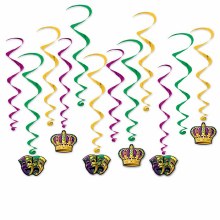 Mardi Gras Whirls 12 Piece