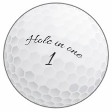 Golf Ball Cutout 10"