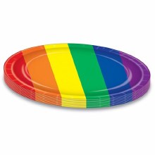 Rainbow Plates 9in