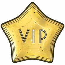 Awards Night Star Plates, 10.5