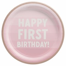Little Miss One-derful Plates