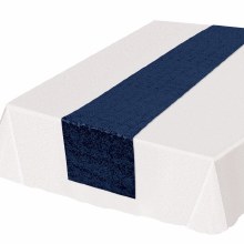 Navy Sequined Table Runner