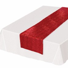 Red Sequined Table Runner