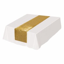 Gold Sequined Table Runner