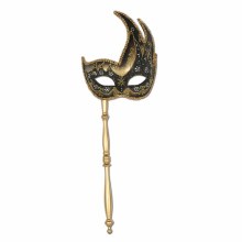 Glittered Mask w/ Stick