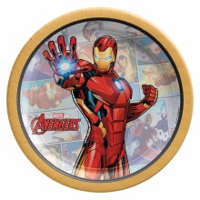 Iron Man 7in Plates 8ct