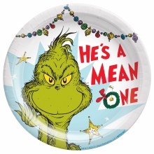 Merry Grinchmas 7in Plates 8ct