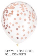 BllnBag Confetti Rose Gold 6pk