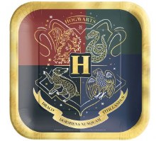 Hogwarts United 7" Sq Plates
