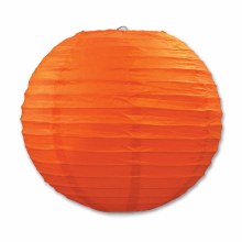 Paper Lanterns Orange 3pk
