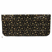 Black and Gold Star Patterns Balloon Drop Bag