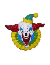Creepy Clown Wall Decor Plstic